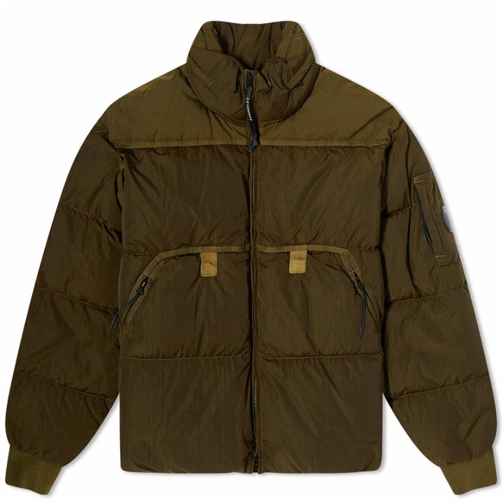 Photo: C.P. Company Men's Chrome-R Down Jacket in Ivy Green