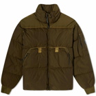 C.P. Company Men's Chrome-R Down Jacket in Ivy Green