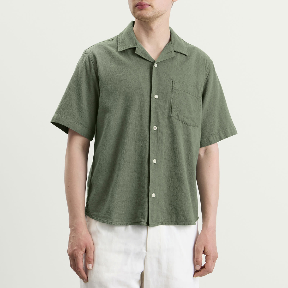 Corridor Men's Hopsack SS in Seafoam