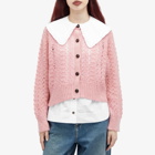 YMC Women's Foxtail Cardigan in Pink