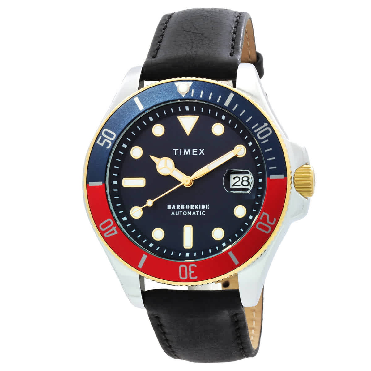Timex Harborside Coast Automatic Blue Dial Mens Watch TW2V72200VQ