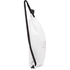 Gosha Rubchinskiy White adidas Originals Edition Drawstring Gymsack Backpack