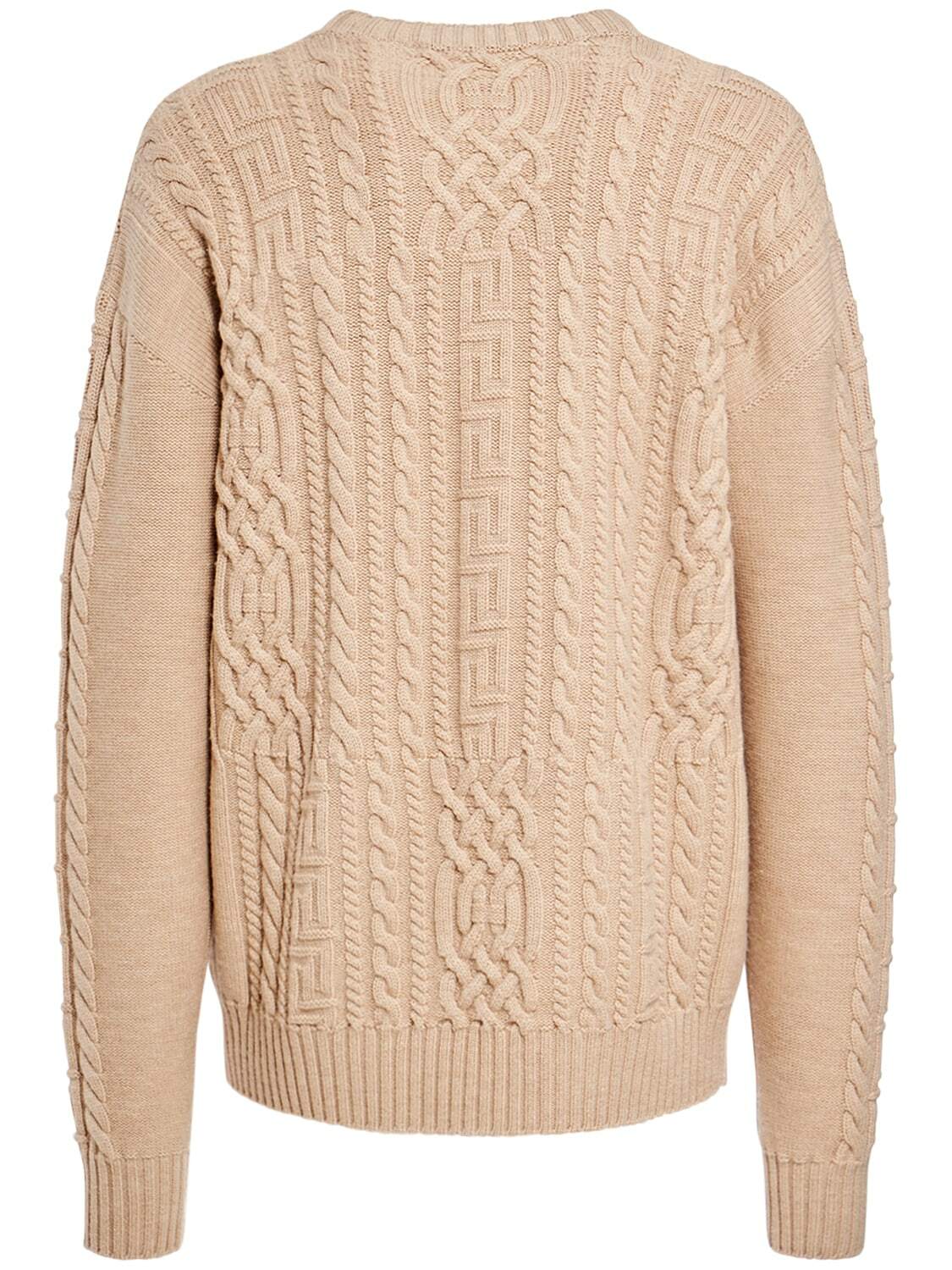 pon　VERSACE⭐︎メデューサ刺繍　ニット Versace Medusa Embroidery Knit Sweater