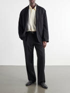 Kaptain Sunshine - Cotton and Silk-Blend Twill Shirt - Neutrals