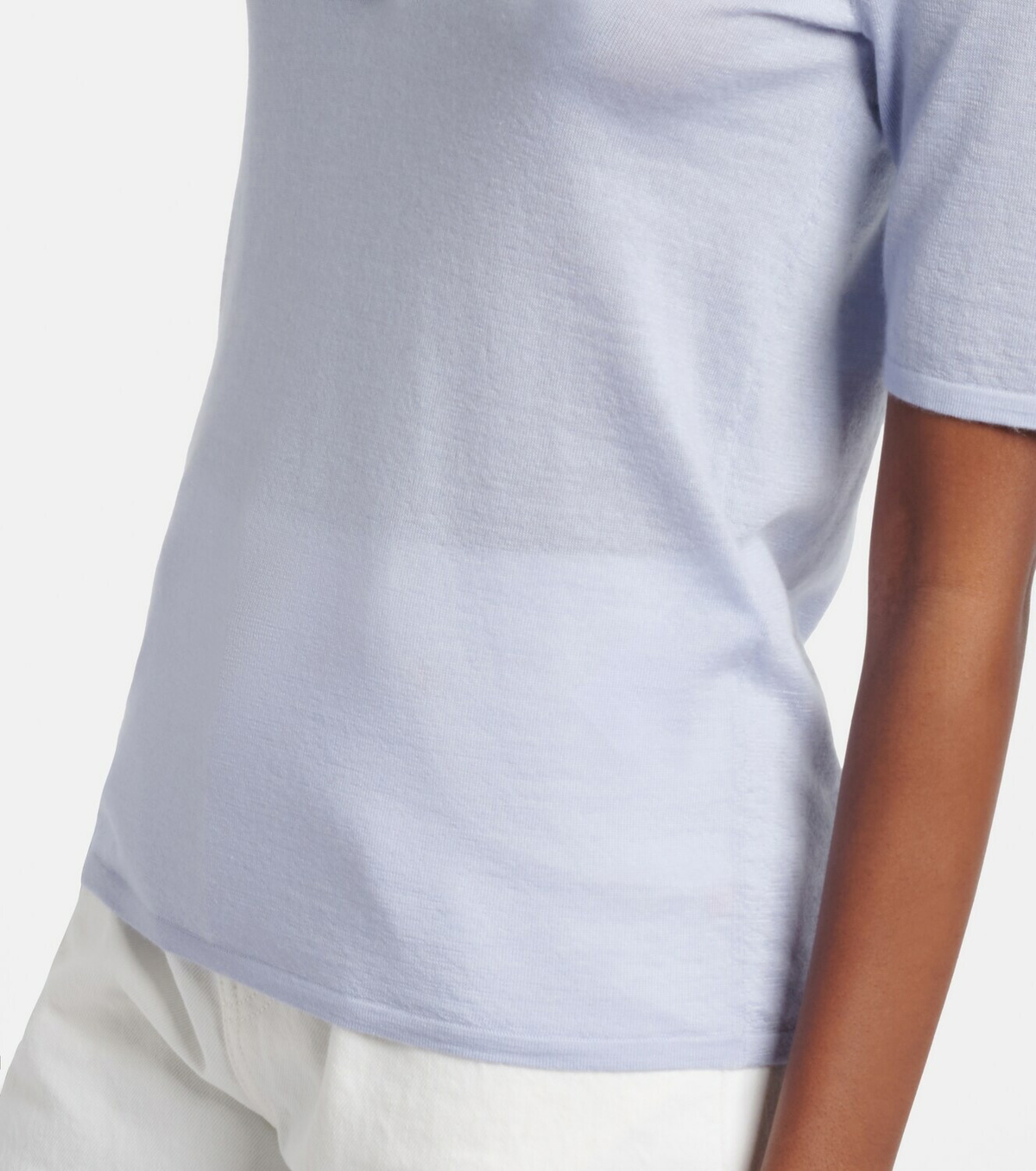 Gabriela Hearst Casius cashmere and silk polo shirt