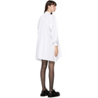 Enfold White Back Gather Tunic Dress