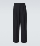 A.Presse Wool-blend wide-leg pants