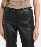 Magda Butrym Low-rise leather capris