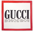 Gucci - Printed Silk Scarf - Men - White