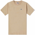 Men's AAPE One Point T-Shirt in Beige