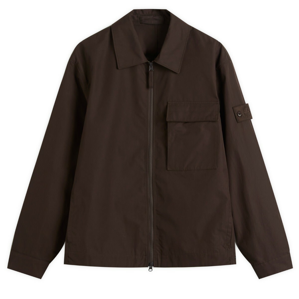 Stone Island Men's Ghost Weatherproof Cotton Canvas Shirt Jacket