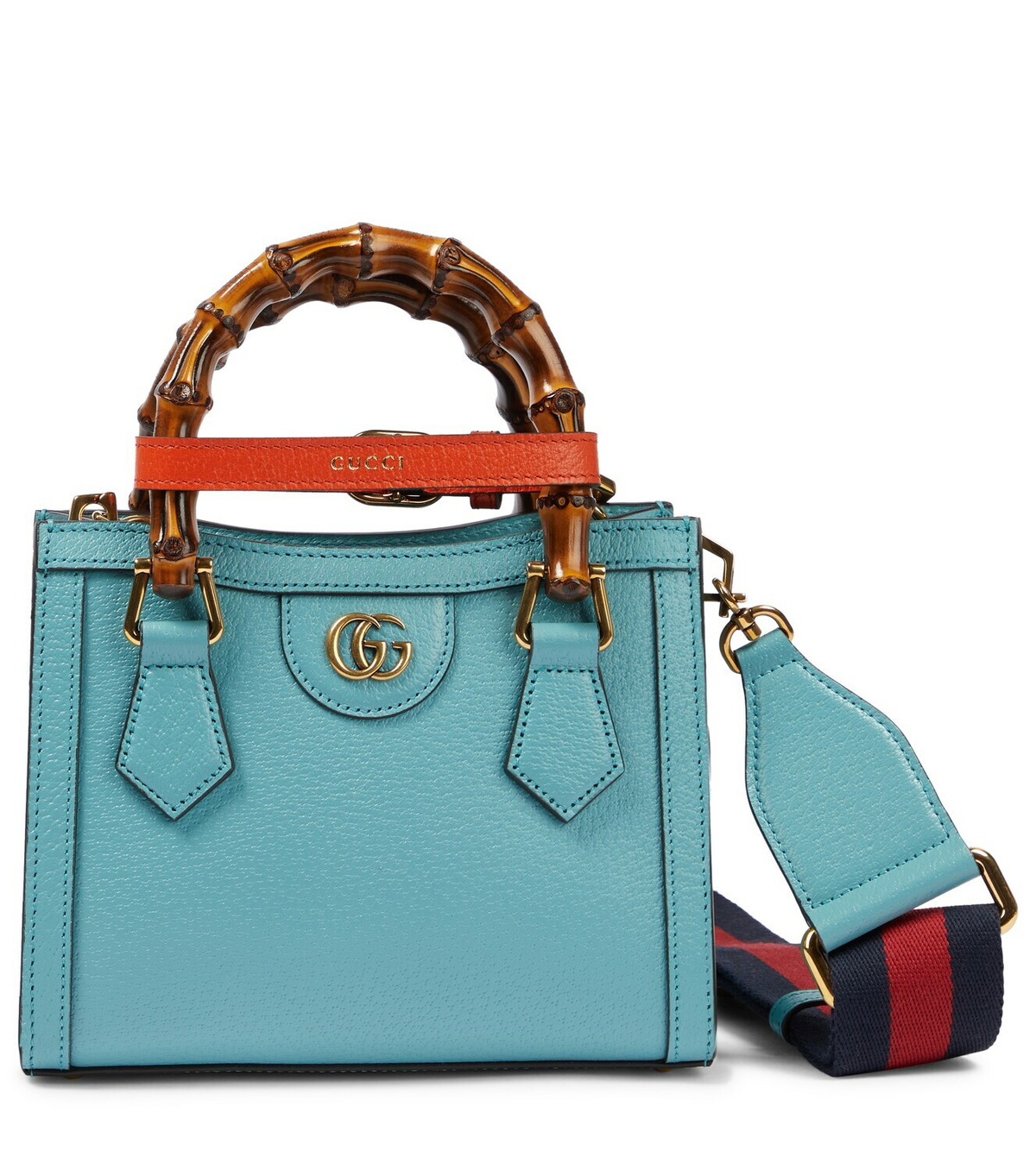 Gucci - Diana Mini leather tote bag