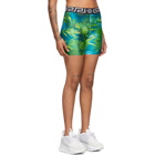 Versace Underwear Green Jungle Shorts