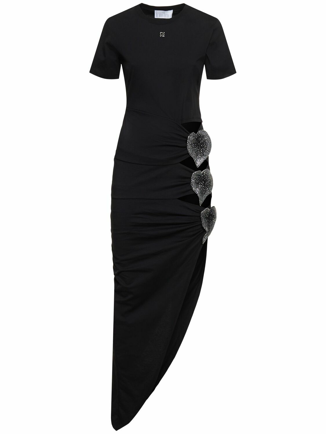 【関税込み】GIUSEPPE DI MORABITO JERSEY COTTON LONG DRESS GIUSEPPE DI MORABITO Cotton Jersey Maxi Dress with Slit