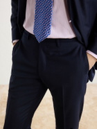 Kiton - Straight-Leg Virgin Wool Suit Trousers - Blue