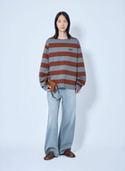Miu Miu Striped Jersey T-Shirt