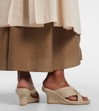 Burberry Woven espadrille wedges