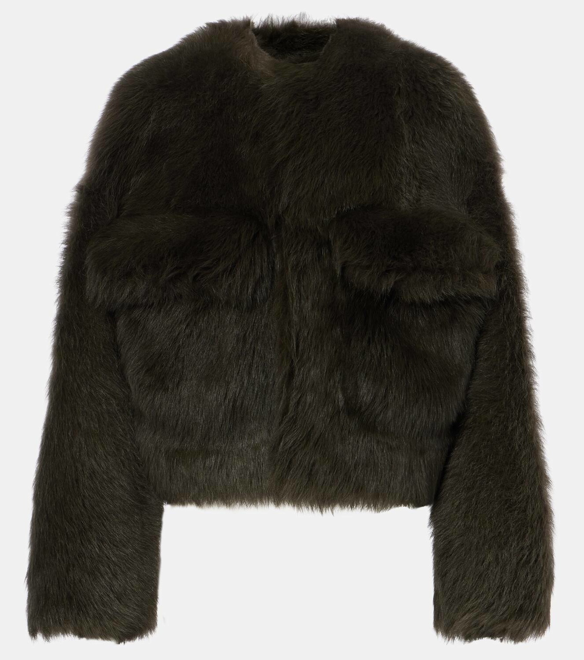 VIP【関税送料無料】希少 Bottega Veneta Blouson Shearling Bottega Veneta Cropped shearling jacket Bottega Veneta