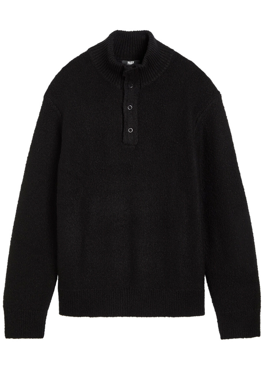 Paige Kotoni Merino Wool-blend Jumper Black
