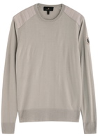 Belstaff Kerrigan Wool Jumper Light Grey