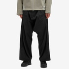 Acronym Men's Encapsulated Nylon Ultrawide Drawcord Trousers in Black