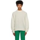 ERL Off-White Alpaca and Mohair Sweater