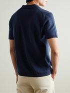Belstaff - Coast Open-Collar Cotton Polo Shirt - Blue