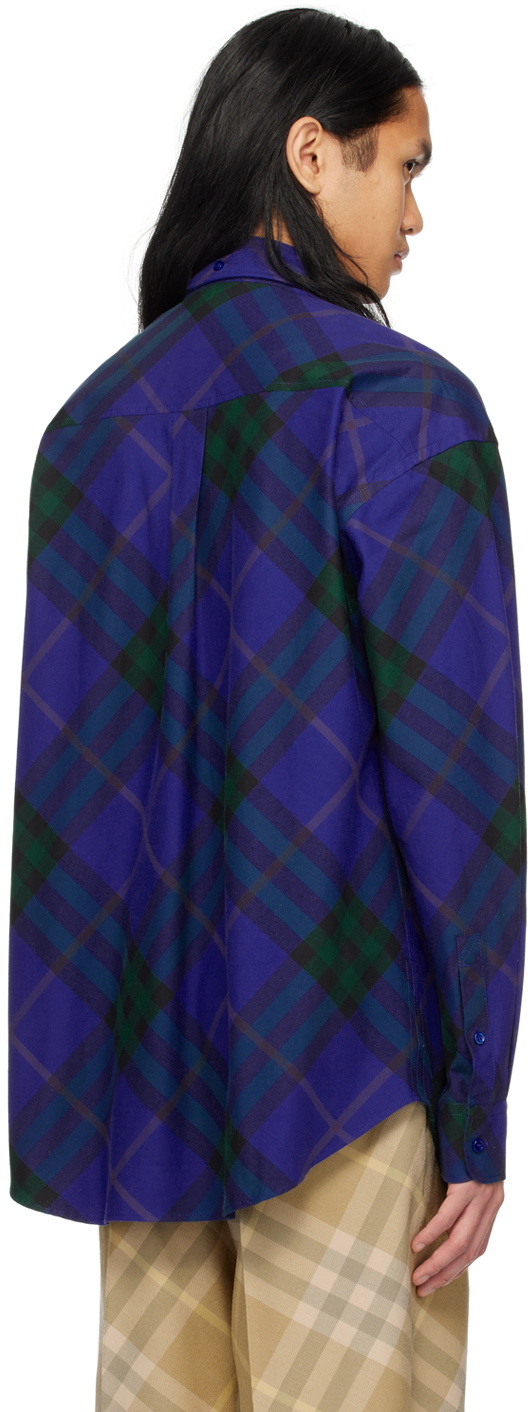 Reworked Shirt Blue & Green Check main image 1