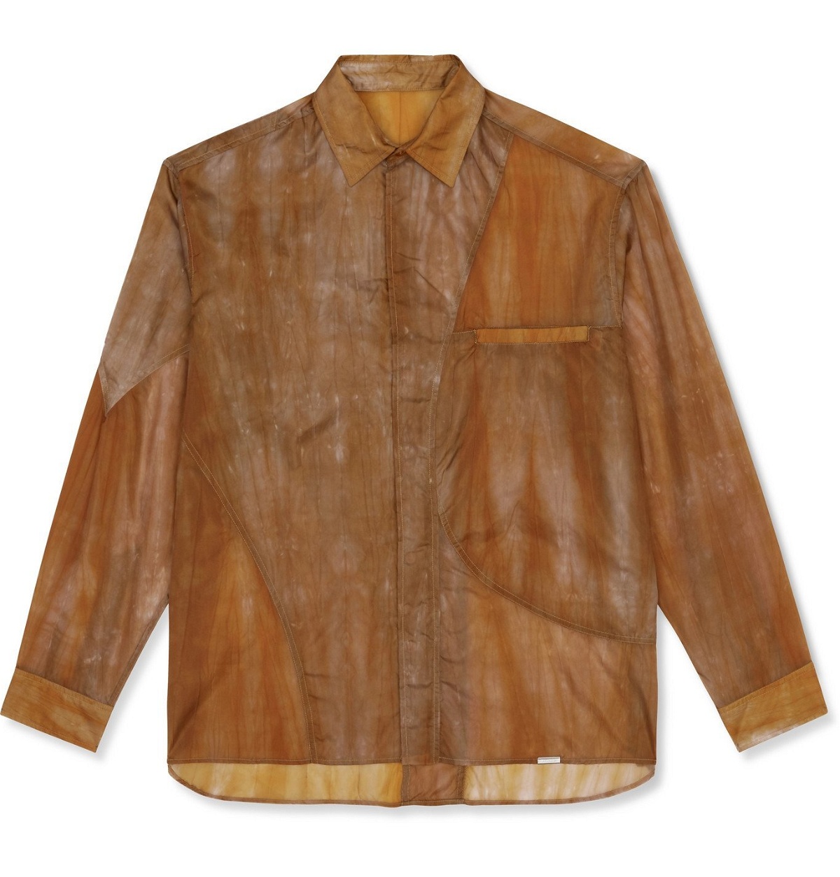 Photo: A-COLD-WALL* - Corten Tie-Dyed Nylon Shirt - Yellow