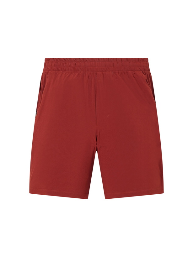Photo: Lululemon - Pace Breaker Straight-Leg 7" Recycled-Swift&trade; Shorts - Burgundy