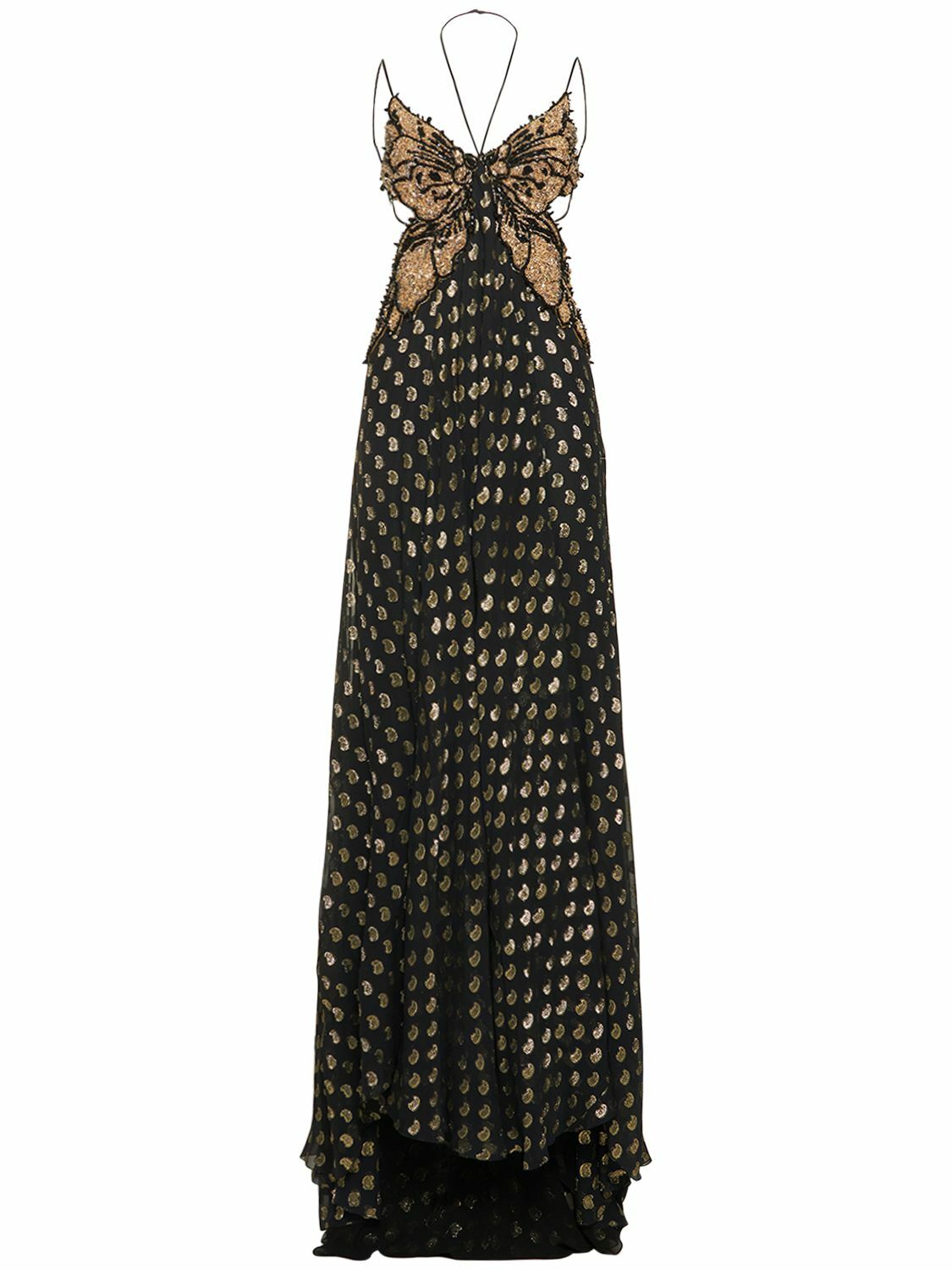 ETRO - Fil Coupé Embroidered Long Dress Etro