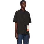 Heron Preston Black Textured Nylon Shirt