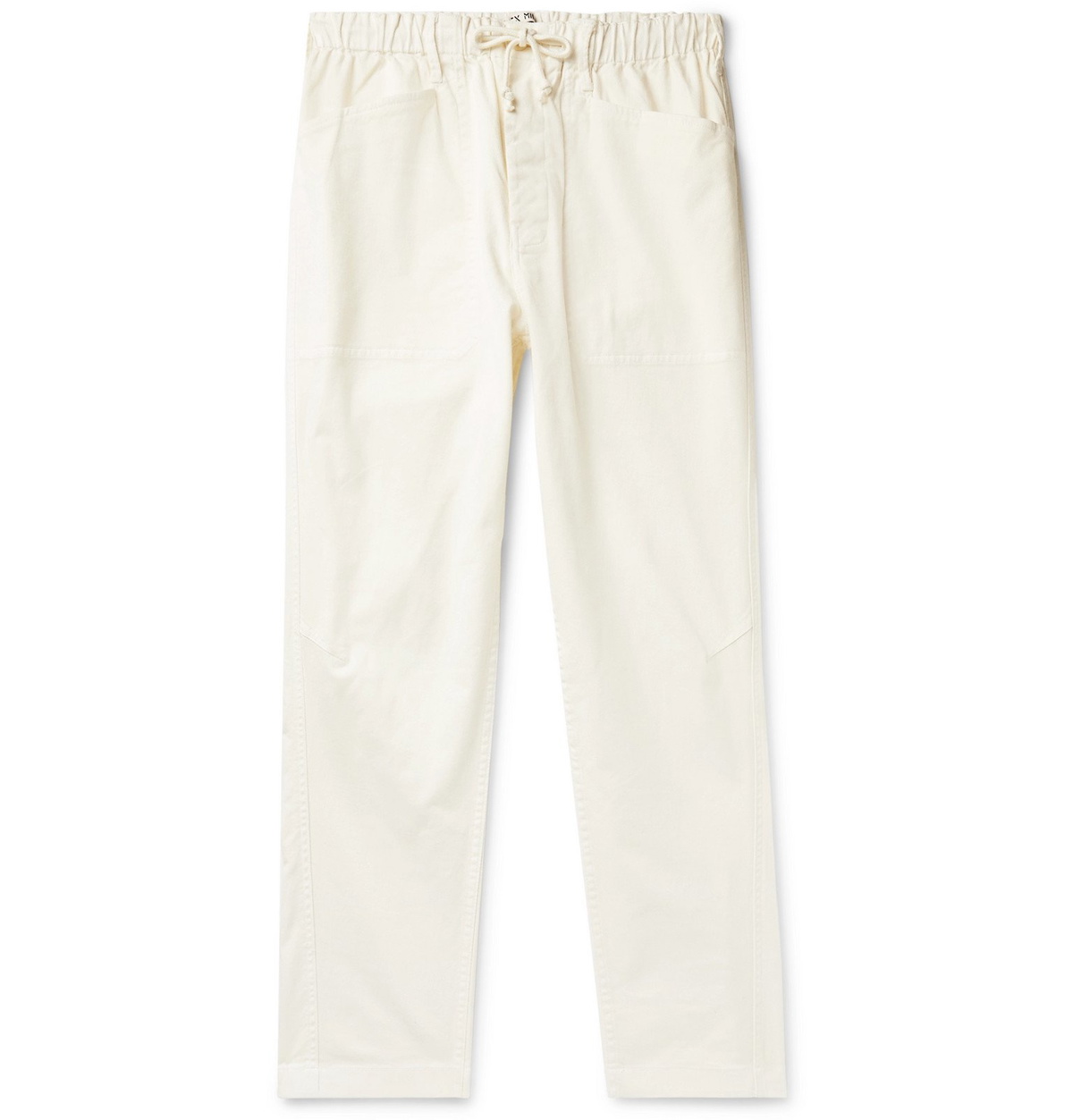 Alex Mill - Slim-Fit Stretch-Cotton Twill Drawstring Trousers ...