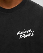 Maison Kitsune Mini Handwriting Classic Tee Black - Mens - Shortsleeves