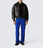 Auralee Wool and cashmere corduroy straight pants
