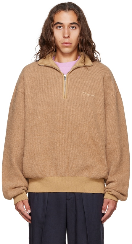 Photo: Jacquemus Beige 'La Maille Berger' Sweater