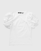 ROTATE Birger Christensen PUFF SLEEVE TEE White Womens Shortsleefe