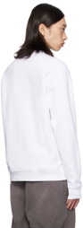 Moschino White Printed-Logo Sweatshirt