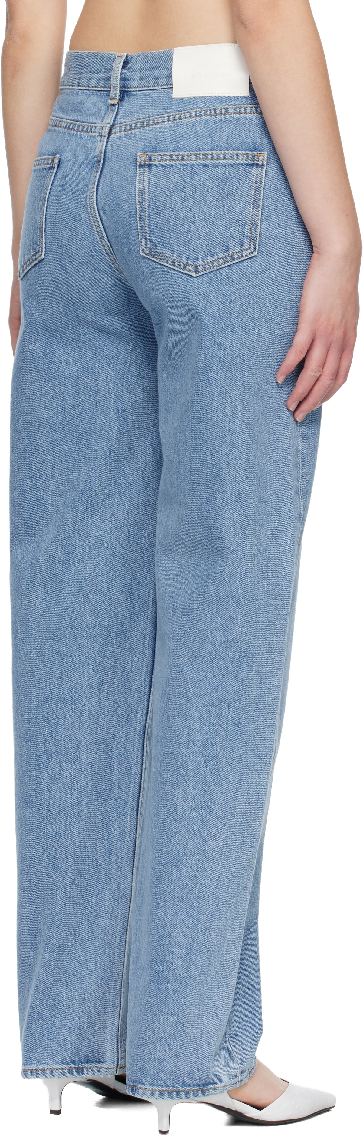 Loulou de Saison Blue SAMUR LDS Organic Denim Boyfriend Jeans