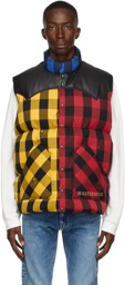 mastermind JAPAN Multicolor Rocky Mountain Featherbed Edition Down Crazy Vest