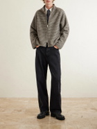 mfpen - Leisure Wool Zip-Up Sweater - Brown