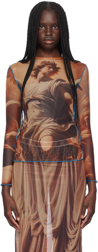 Photo: Rokh Multicolor Renaissance Mask Long Sleeve T-Shirt