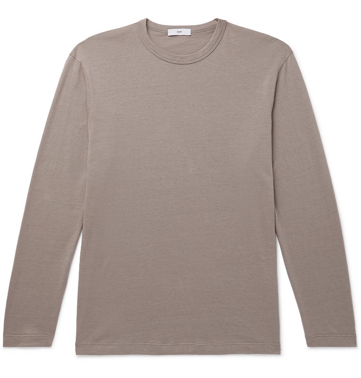 Photo: SSAM - Cotton and Cashmere-Blend T-Shirt - Gray