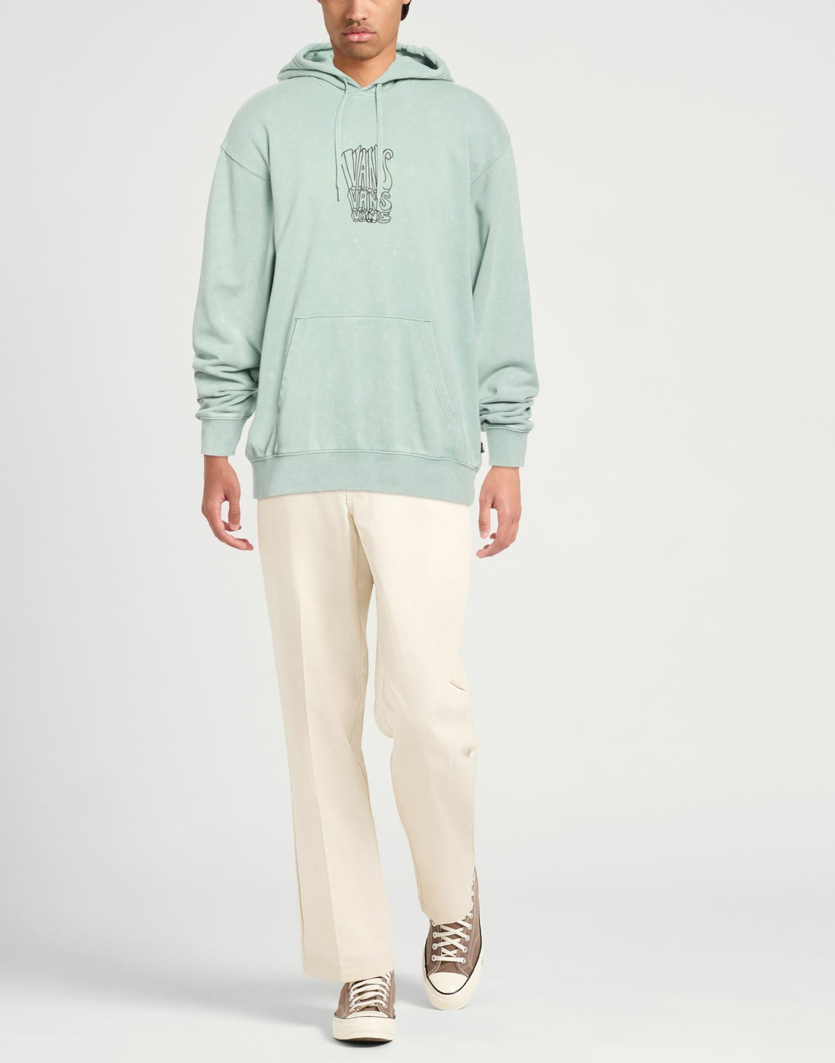 Vans Mens Sweatshirt Light in Green
