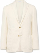 Boglioli - Unstructured Garment-Dyed Linen Blazer - Neutrals