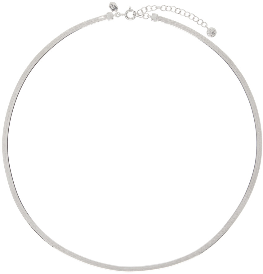 Maria Black Silver Mio Chain Necklace