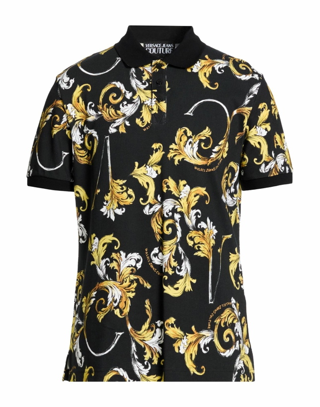 Photo: Versace Jeans Couture Mens Polo shirt in Black