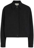 Studio Nicholson Casual Cotton and Linen-blend Jacket Black