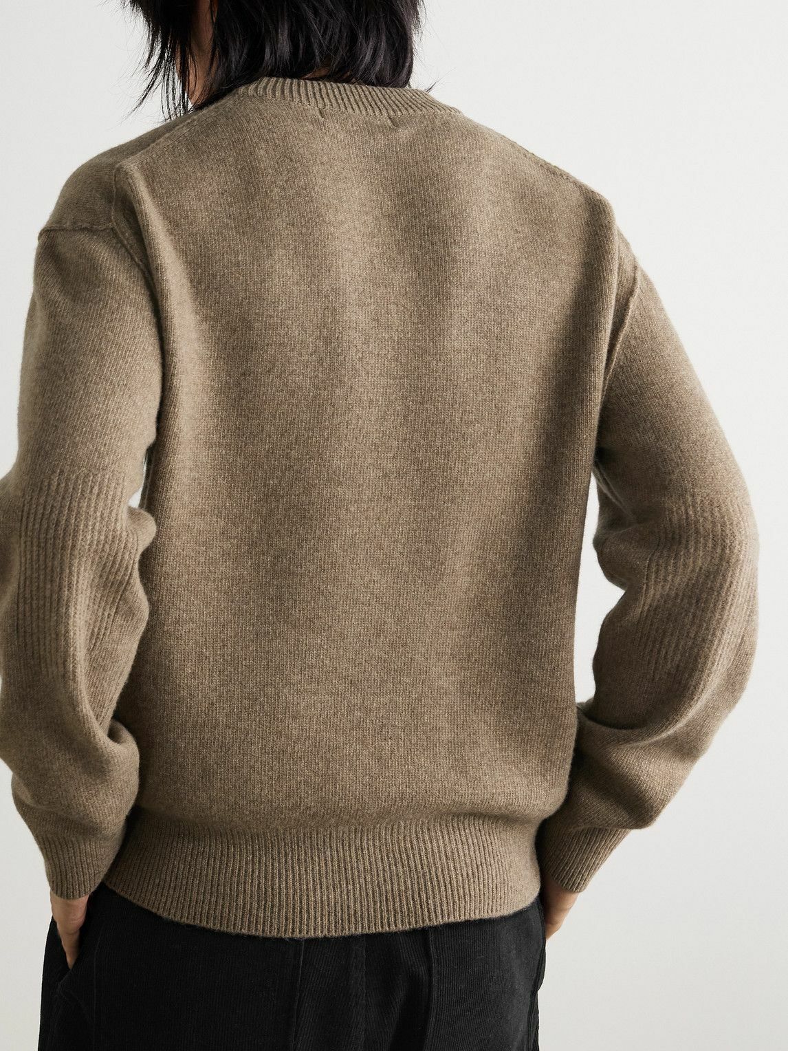 LE 17 SEPTEMBRE - Wool and Cashmere-Blend Sweater - Neutrals