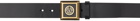 Versace Jeans Couture Black V-Emblem Belt